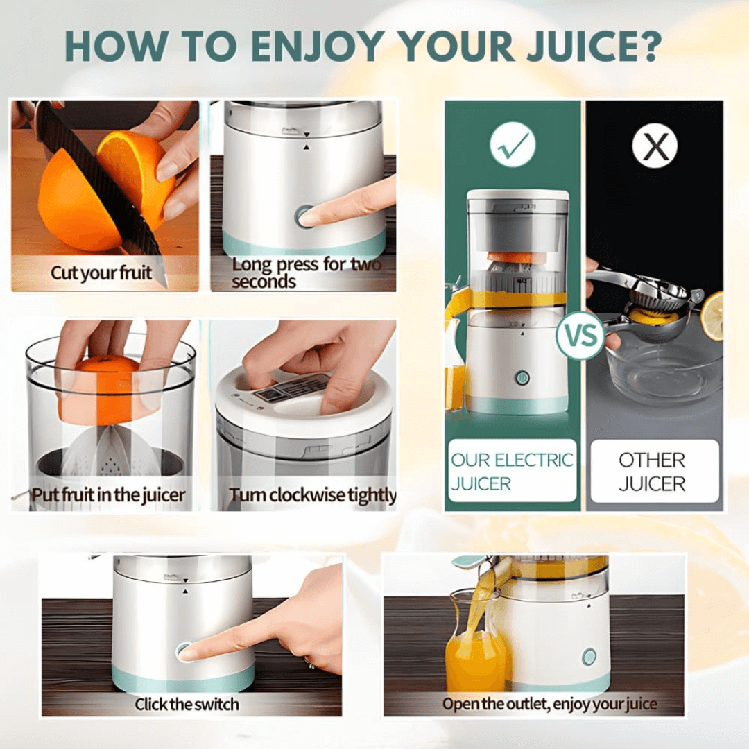 Rechargeable Citrus Press